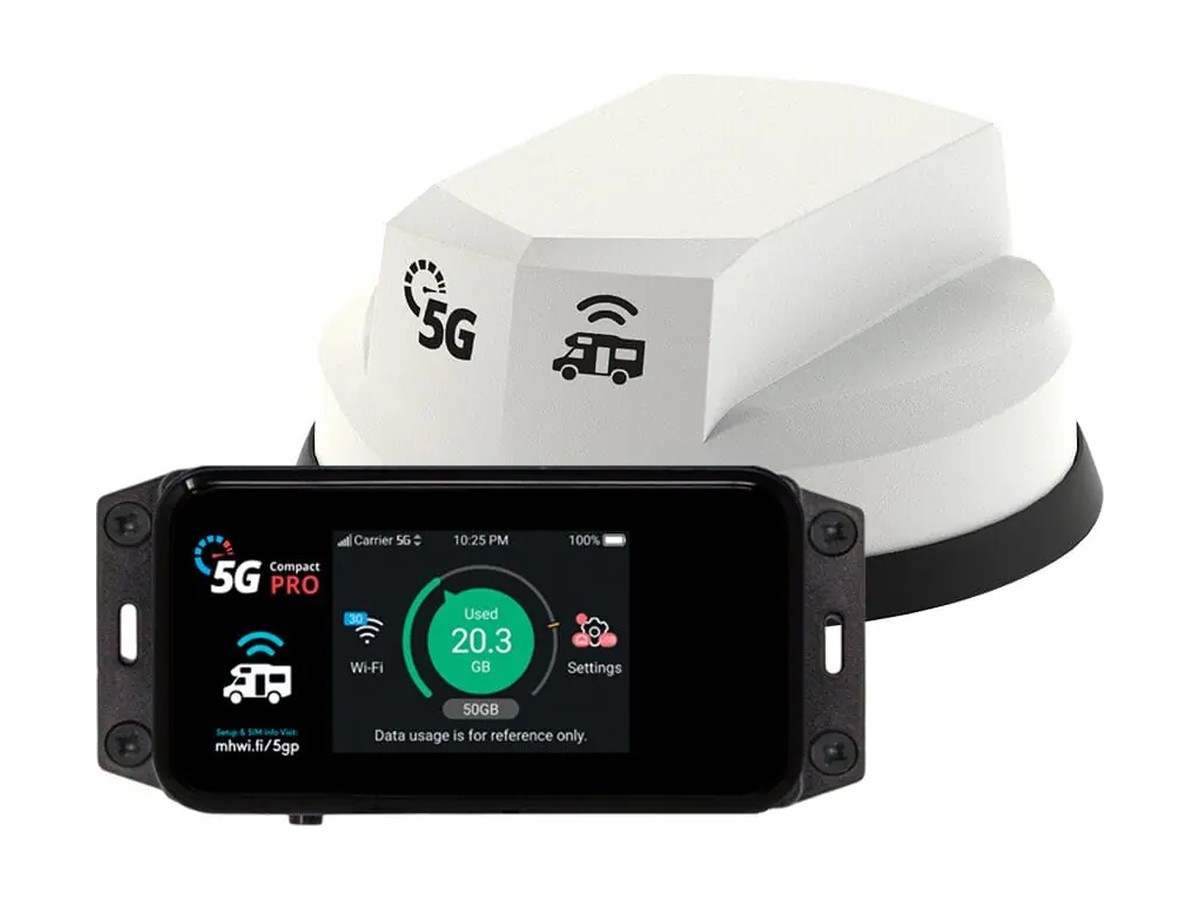 Motorhome Wi-Fi and 4G roof antenna