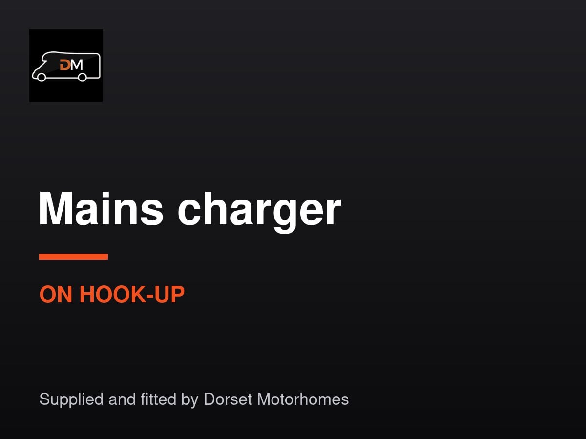 Mains charger - Dorset Motorhomes